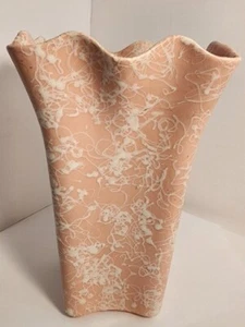 "Vajilla de cameo vintage MCM Shawnee rubor con salpicaduras blancas 9" - Imagen 1 de 8