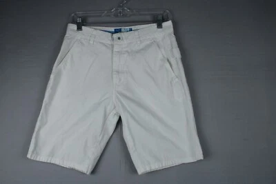 Vintage Roxy Quiksilver White Women's Bermuda Shorts Size 5 100% Cotton - Image 1 of 4