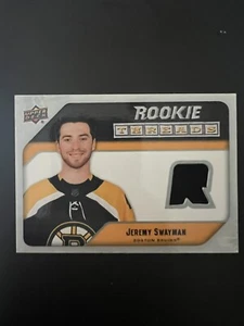 2021-22 Upper Deck Series 2 - Rookie Threads Retro #RT-JS Jeremy Swayman... - Picture 1 of 2