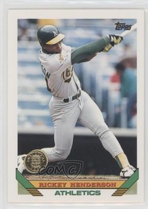 1993 Topps Inaugural Colorado Rockies Rickey Henderson #750 HOF