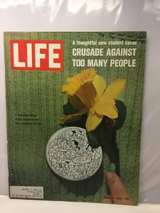 Life - April 17, 1970 A thoughtful New Crusade Against Too Many People - Imagen 1 de 1