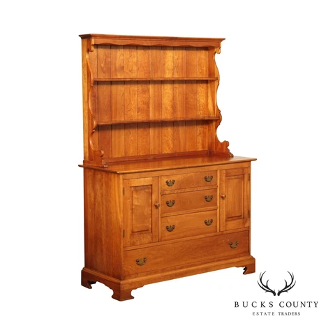 Stickley Cherry Valley Vintage Hutch Top Buffet Server Cover