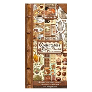 Stamperia COLECCIONABLES - CAFÉ Y CHOCOLATE - 6"" X 12"" Doble Cara 10 Hojas - Imagen 1 de 24