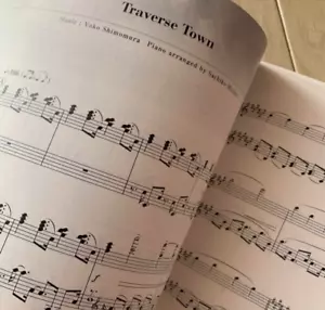 Kingdom Hearts Piano Collection Blatt Musik Score Buch Tonspur - Bild 1 von 2