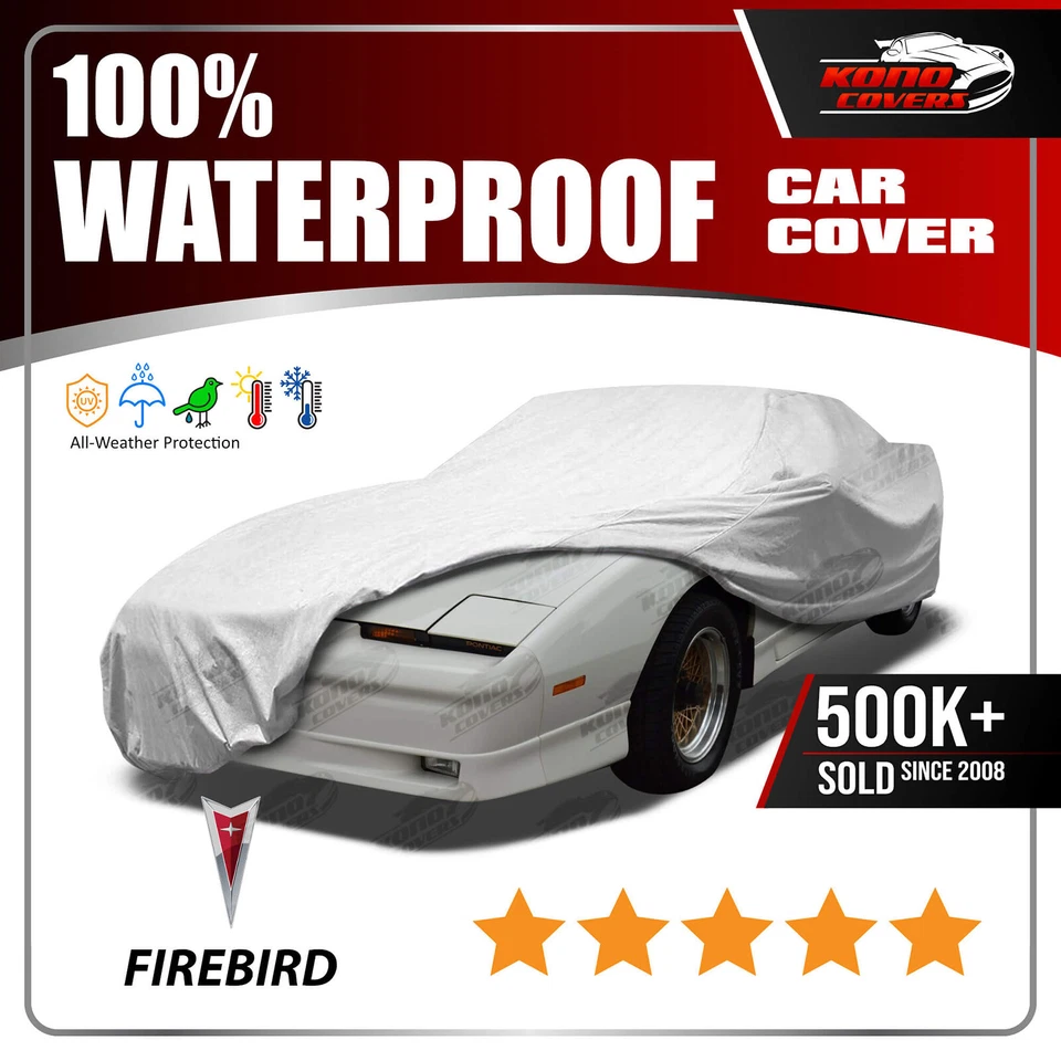 Pontiac Firebird Coupe 6 Layer Car Cover 1982 1983 1984 1985 1986 1987 1988 - Image 1 of 4