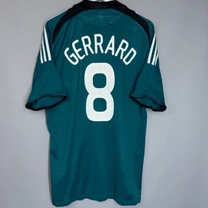LIVERPOOL 2008/2009 THIRD FOOTBALL SHIRT JERSEY TOP LFC ADIDAS 8 GERRARD - Picture 1 of 10