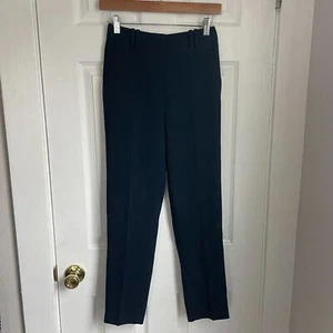 THE KOOPLES Straight-leg navy trousers size US 2/FR 34 workwear womens - Picture 1 of 10