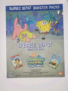 Spongebob Squarepants Trading Card Game Bubble Blast Booster TCG Art - Picture 1 of 2