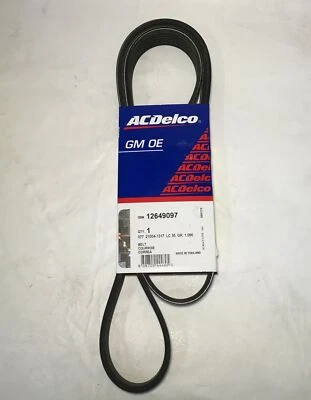 GMC Acadia 3.6 Serpentine Belt 2017-2021 nuevo GM # 12649097 Foto 1 de 3
