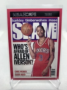 2021-22 NBA HOOPS - ALLEN IVERSON SLAM MAGAZINE  76'ers SSP #18 - Picture 1 of 2