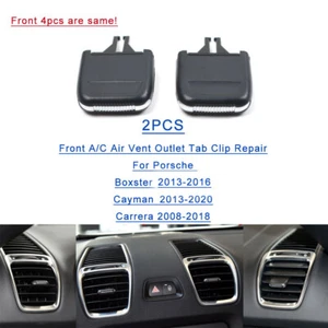 For Porsche Boxster Cayman Carrera 2PCS Front AC Vent Grille Tap Clip Slider - Bild 1 von 6