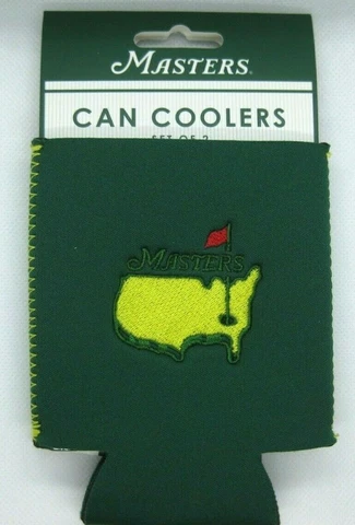2023 SET of 2 - MASTERS Augusta National, Green, CAN Coolers Koozies Cover
