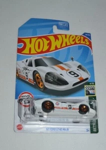 HOT WHEELS 2022 RETRO RACERS 4/10 - ' 67 FORD GT40 MK.IV GULF WHITE - Picture 1 of 6