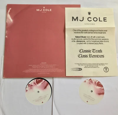 MJ Cole – Sincere Remixes Vinyl 2x 12" Re-Cue'd and Jazzanova Mix *DL - Image 1 of 4