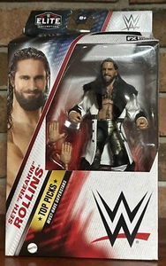 WWE ELITE TOP PICKS  SETH "FREAKIN" ROLLINS FIGURE W/ ROBE MATTEL NEW - Picture 1 of 12
