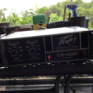 Tested Peavey CS 400 Stereo Power Amplifier 400W (200x2) Vintage - Picture 1 of 8
