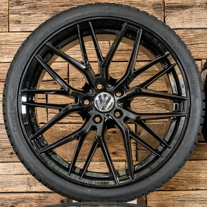19 Zoll Allwetterräder RW01 für VW Passat B8 3G Touran T-Roc R Line Schwarz - Bild 1 von 10