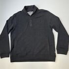 Ted Baker Sweater Men Xxl Pocket Button Long Sleeve Collar Gray Jumper Cruise 6