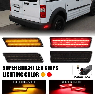 Parachoques delantero trasero LED luces de señalización laterales para Ford Transit Connect 2010-2013 Foto 1 de 4