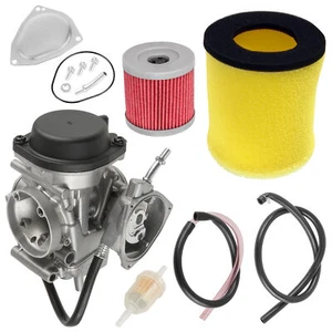 Air Filter And Carburetor Kit For Suzuki QuadSport Z400 LTZ400 2003-2007 - Picture 1 of 7