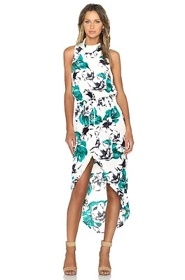  VESTIDO MAXI THE FIVE LABEL Jupiter FLORAL Sunshine Estampado Selva Claro (XS)  Foto 1 de 3