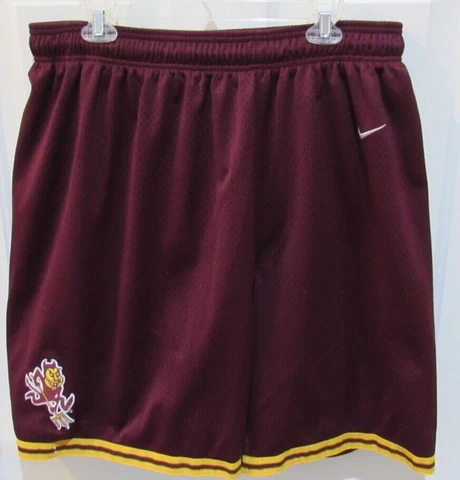 Arizona State Sun Devils Nike Authentic Basketball Shorts men's Sz XL Sparky ASU Cover
