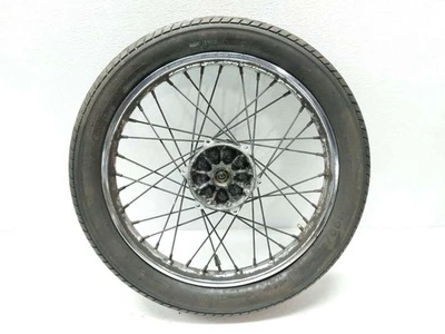 02 Yamaha XV250 Virago 250 Front Wheel Rim 18X1.60 W/ Cheng Shin Tire 100/90-18 - Image 1 of 4