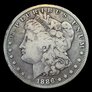 1886 S Morgan Silber Dollar, 6/8/25, kostenloser Versand - Bild 1 von 2