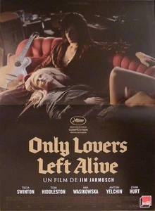 SOLO LOS AMANTES QUEDAN VIVOS - JARMUSCH / SWINTON / VAMPIRO - PÓSTER DE PELÍCULA FRANCESA - Imagen 1 de 1