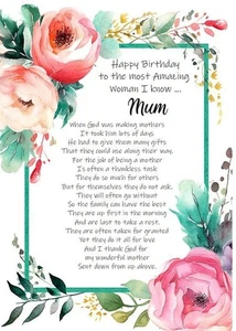 NEU ""Happy Birthday Mama/Mutter"" - A5 Geburtstagskarte Feier Mama Geburtstag - Bild 1 von 4
