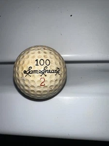 Rare X out Wilson 100 Sam Snead #3 Liquid Center Golf Ball, Antique 1960 rare !! - Picture 1 of 3