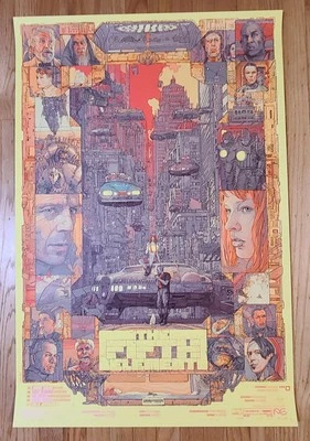The Fifth Element by Krzysztof Domaradzki VARIANT Screenprint Poster  Print - Image 1 of 3