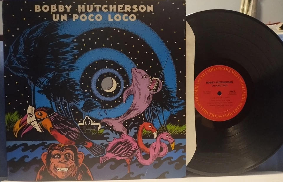 BOBBY HUTCHERSON Un Poco Loco EXC 1980 COLUMBIA LP Jazz Fusion JOHN ABERCROMBIE - Image 1 of 4
