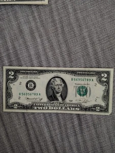 1976 Series $2 Federal Reserve Note - B56956789A - Picture 1 of 2