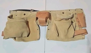 American Work Products Ls-490-603-x Leather Adjustable Waist Tool Belt - Picture 1 of 3
