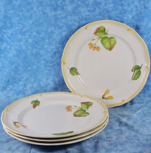 4 Villeroy & Boch PARKLAND Fine China Dinner Plates- EUC - Picture 1 of 4