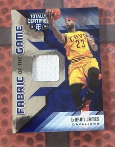 2015-16 Totally Certified Fabric of the Game Blue -LeBron James 6/99 LA JSY # - Bild 1 von 2