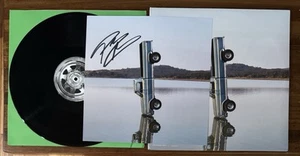 SIGNED Post Malone Album Photo Card & F-1 Trillion Black Vinyl BAS Beckett COA - Picture 1 of 5