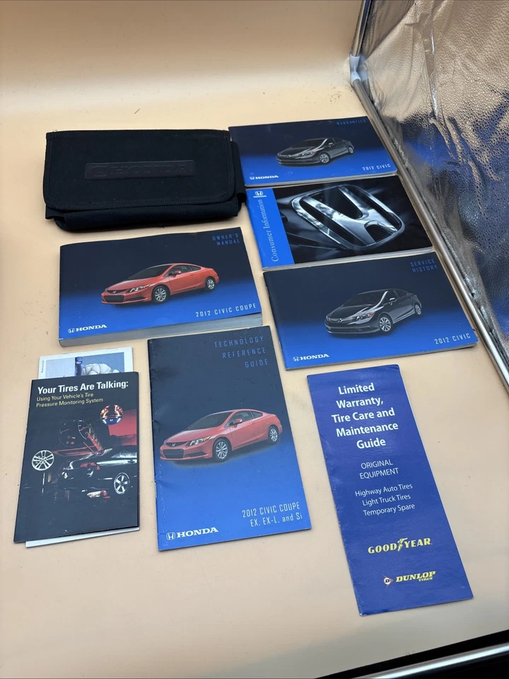 Honda Civic 2013 cupé manual del propietario información del consumidor con estuche incluido Foto 1 de 4