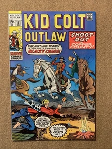 Kid Colt Outlaw #151 VFN- 1970 Marvel Western, bright cover colours - Picture 1 of 16