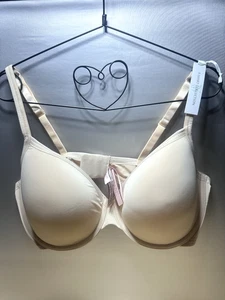 Reggiseno donna Victoria Secret 40DD T shirt push up beige con ferretto nuovo con etichette - Foto 1 di 7