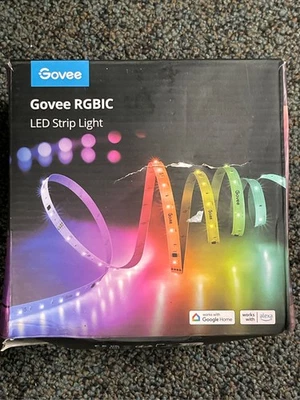 Govee 100ft RGBIC LED Strip Lights, Smart LED Lights Work with Alexa and Googl 2 - Image 1 of 2