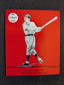1941 Goudey Baseball Card # 11 Don Heffner - St. Louis Browns (NM) - Picture 1 of 3