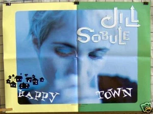PÓSTER PROMOCIONAL JILL SOBULE "Happy Town" 18"x24" ©1997 - Imagen 1 de 1