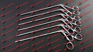 Laminectomy Intervertebral Disc Rongeur 22 Cm Set Straight 2, 3,3.5 ,4,4.5, 5 mm - Picture 1 of 5