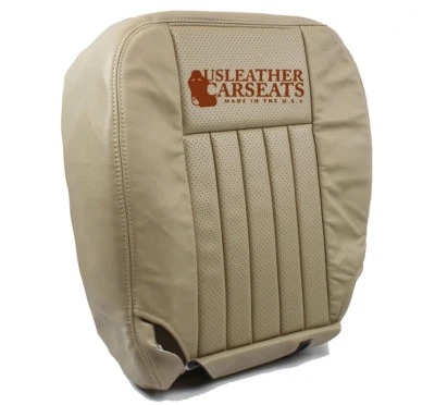 2004 Lincoln Navigator Driver Bottom Leather Perforated  Seat Cover Camel TAN - Image 1 of 4