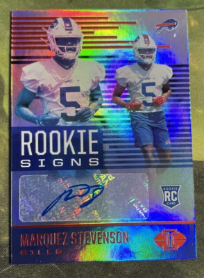 Marquez Stevenson - 2021 Panini Illusions Rookie Autograph RS-MS - Image 1 of 2