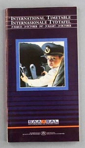 SOUTH AFRICAN AIRWAYS INTERNATIONAL AIRLINE TIMETABLE SUMMER 1987 SAA SEAT MAPS - Picture 1 of 4