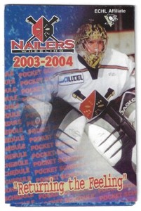 2003-04 Wheeling Nailers ECHL Hockey Schedule !!! WesBanco (1)