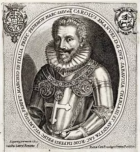 1613 G. Laurus SELTENE 1. AUSGABE Porträt zu CHARLES DEM GROSSEN MEISTER Gravur - Bild 1 von 3